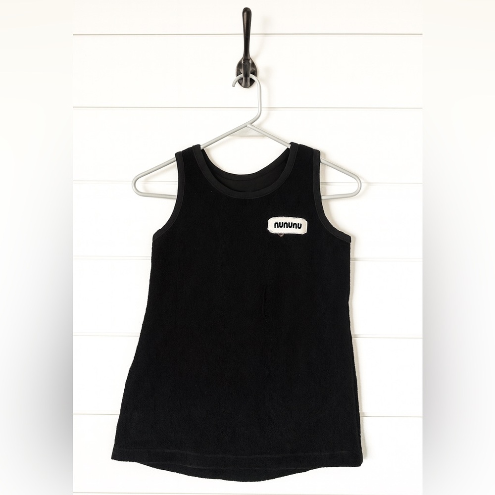 Nununu black 8-9 logo tanktop